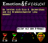 Gute Zeiten Schlechte Zeiten Quiz screenshot 3 for GameBoy Color